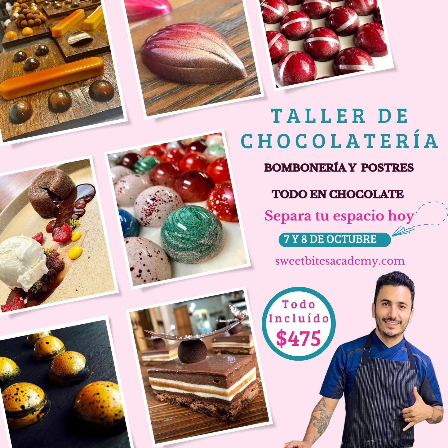 Taller De Chocolatería 9 y 10 de octubre