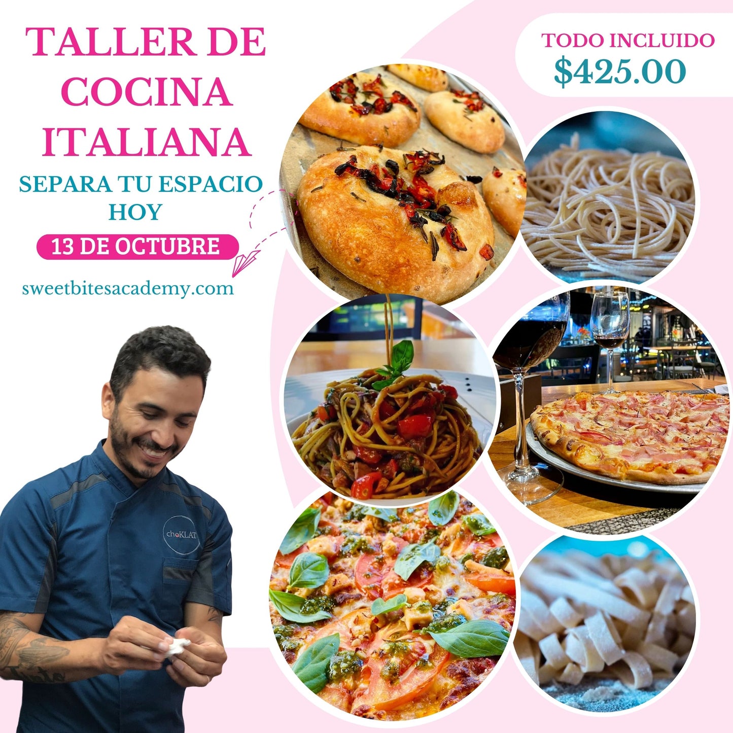 Taller de Cocina Italiana 13/octubre