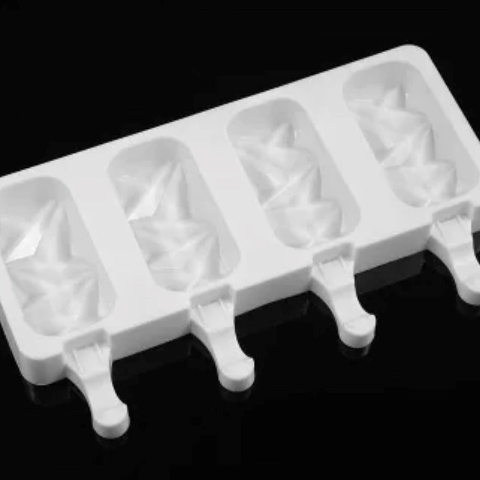 Geometric gem cakesicles silicone mold