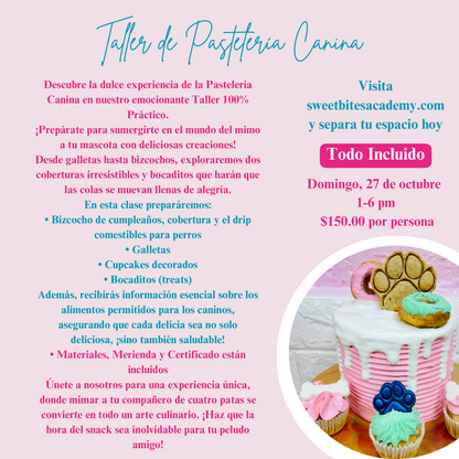 Taller Pastelería Canina 27/octubre