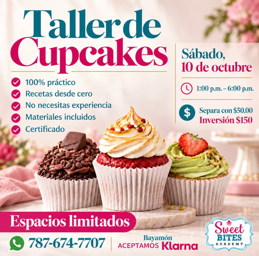 Taller Cupcakes De Sabores 10/octubre