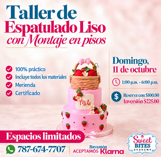 Taller Espatulado Liso y Montaje en pisos 11/octubre