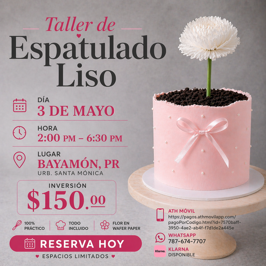Taller Espatulado Liso 3/mayo