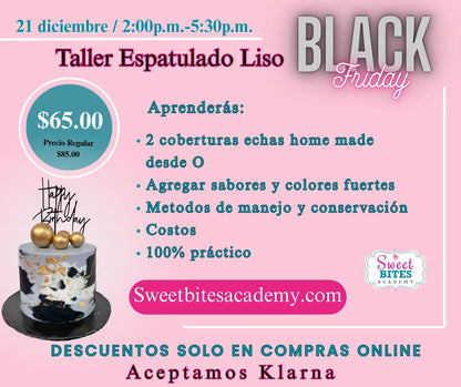Taller Espatulado Liso 21/diciembre