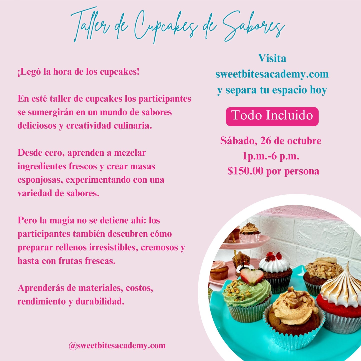 Cupcakes De Sabores 26/octubre