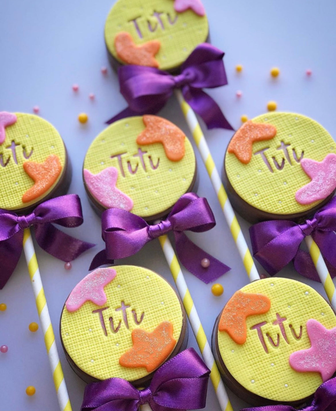 Lollipop redonda de 3 partes