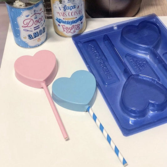 Molde para cakesicle en forma de corazón