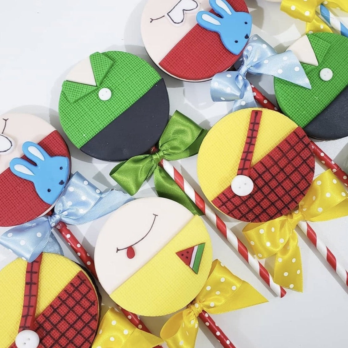 Lollipop redonda de 3 partes