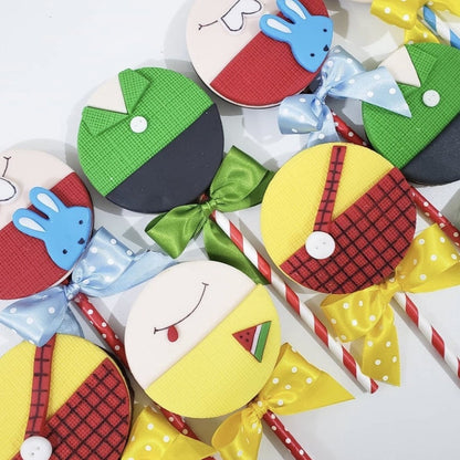 Lollipop redonda de 3 partes