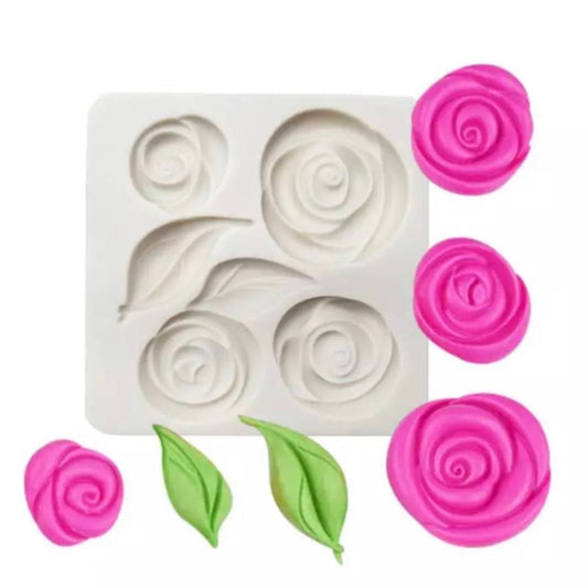 Molde de rosas