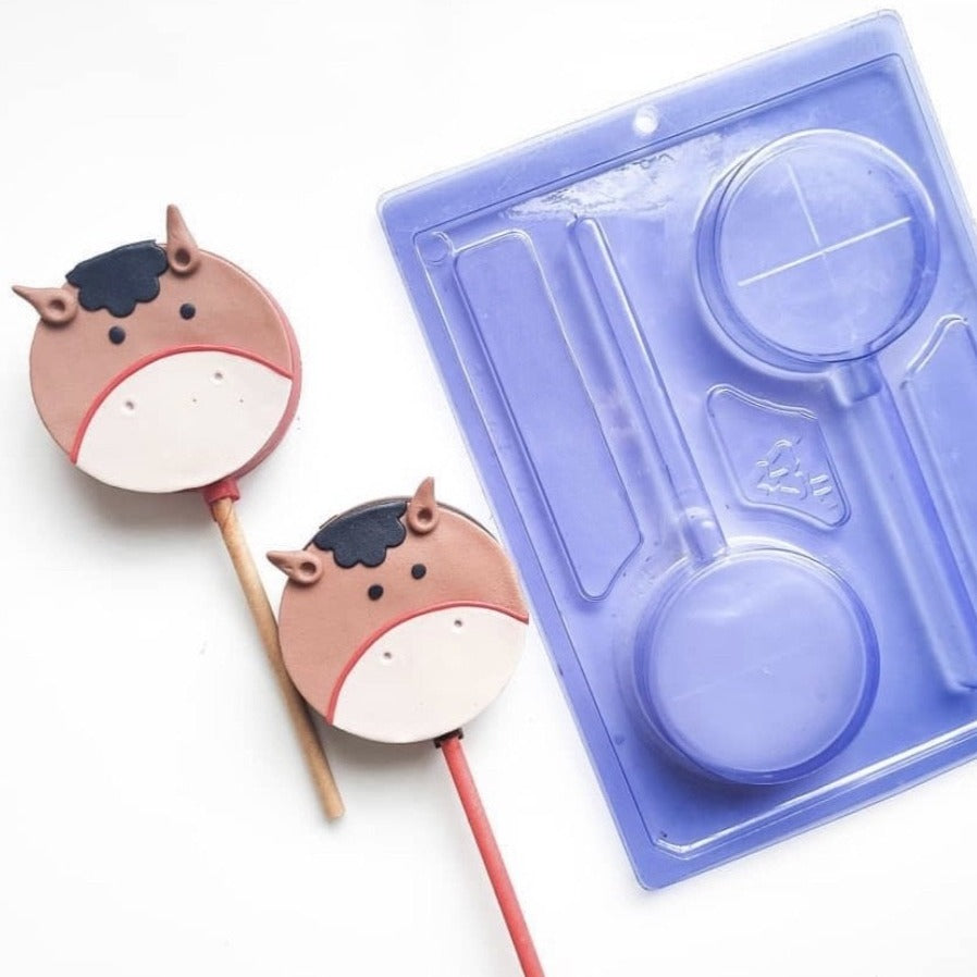 Lollipop redonda de 3 partes