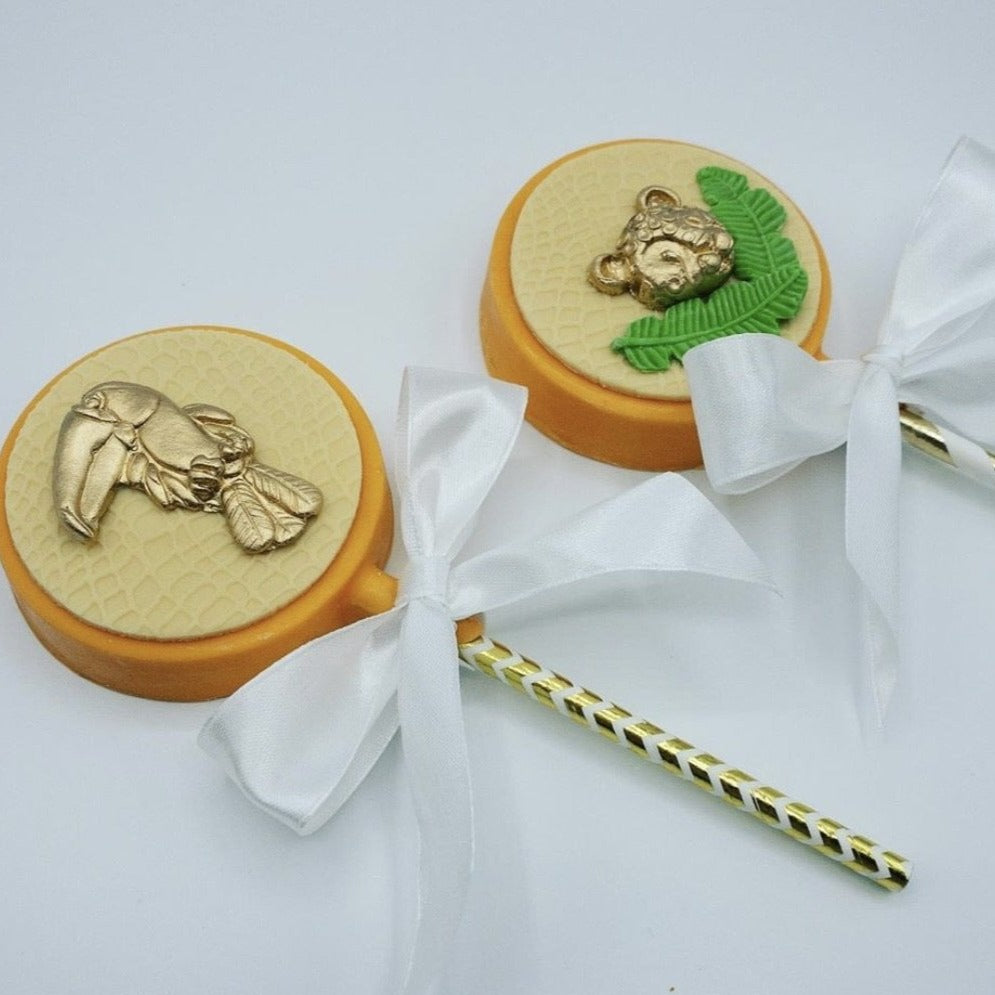 Lollipop redonda de 3 partes