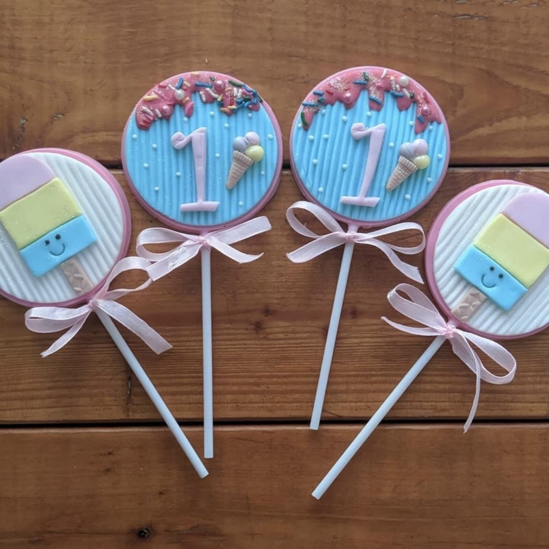 Lollipop redonda de 3 partes